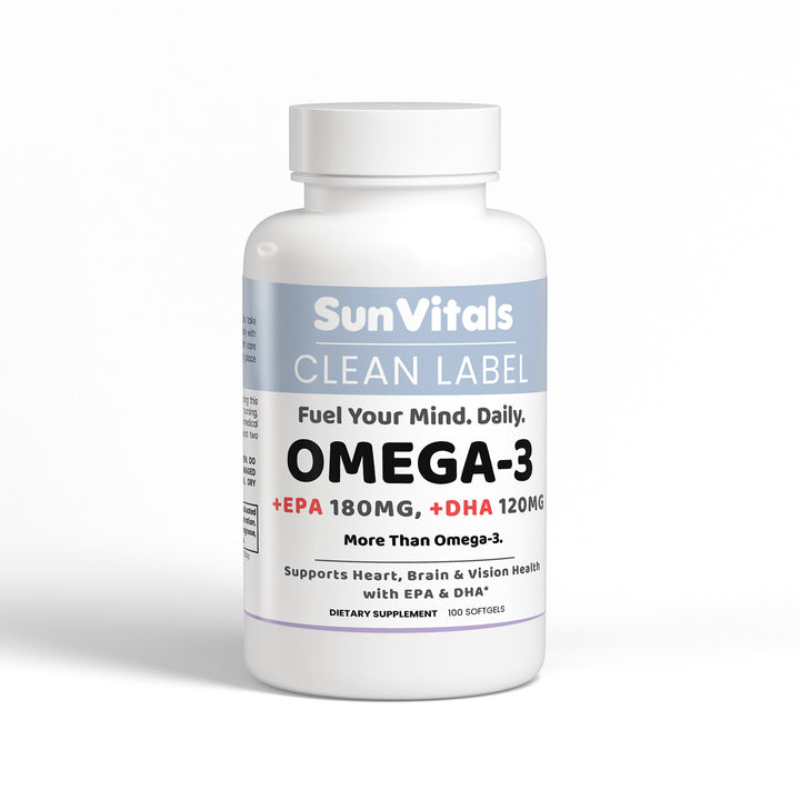 Omega-3  with +EPA 180mg + DHA 120mg