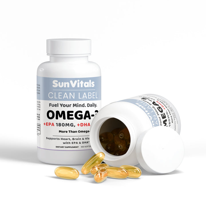 Omega-3  with +EPA 180mg + DHA 120mg