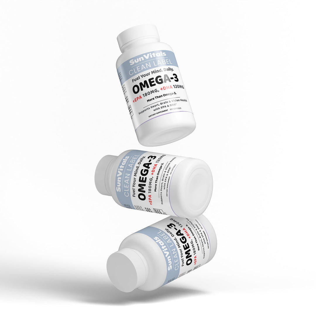 Omega-3  with +EPA 180mg + DHA 120mg