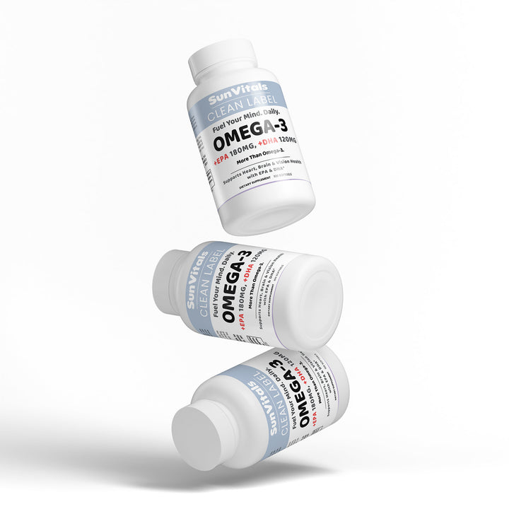 Omega-3  with +EPA 180mg + DHA 120mg