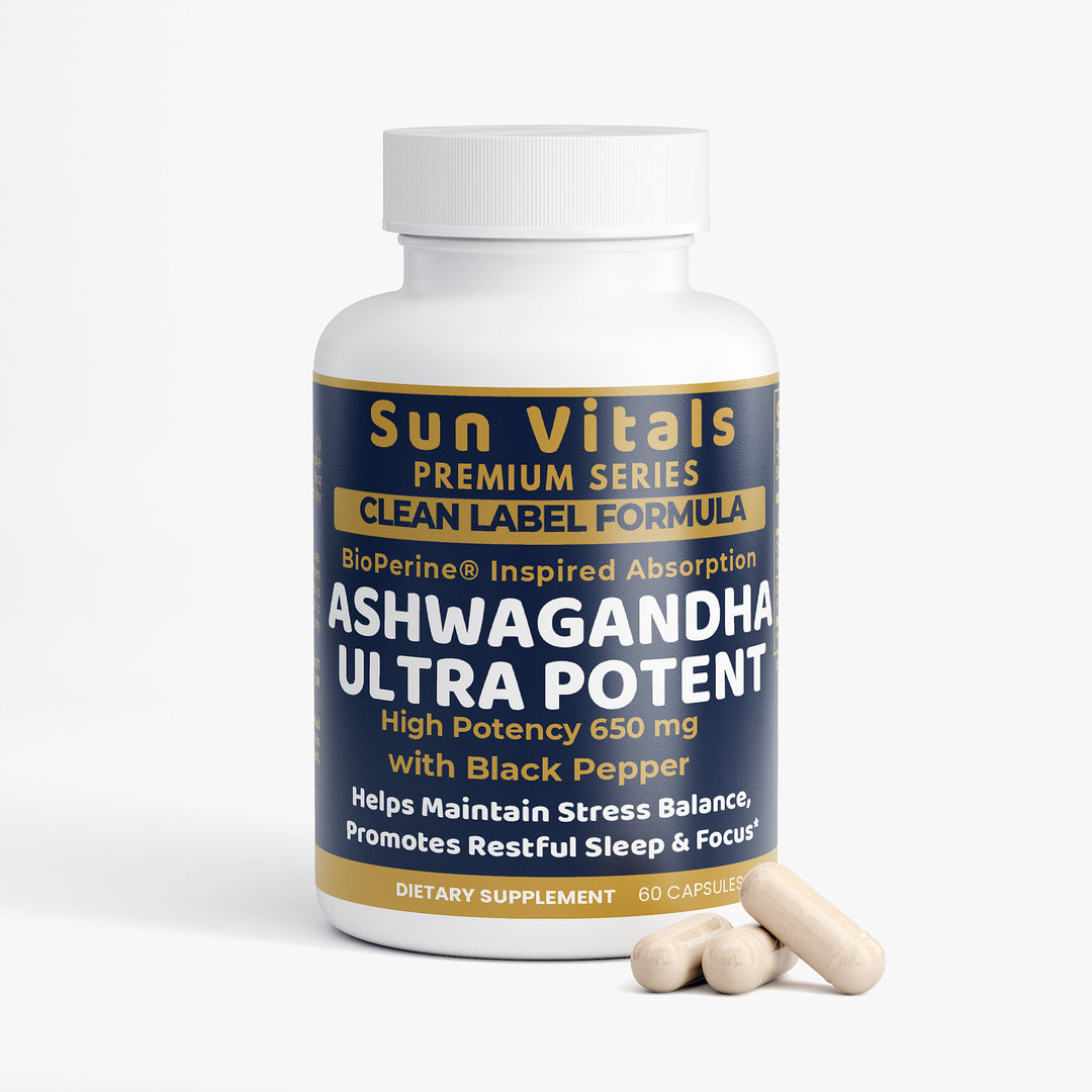 Ashwagandha Ultra Potent  650 mg  -Premium Series-