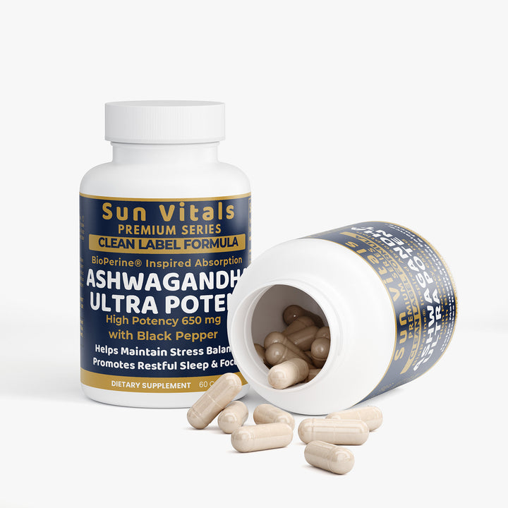 Ashwagandha Ultra Potent  650 mg  -Premium Series-