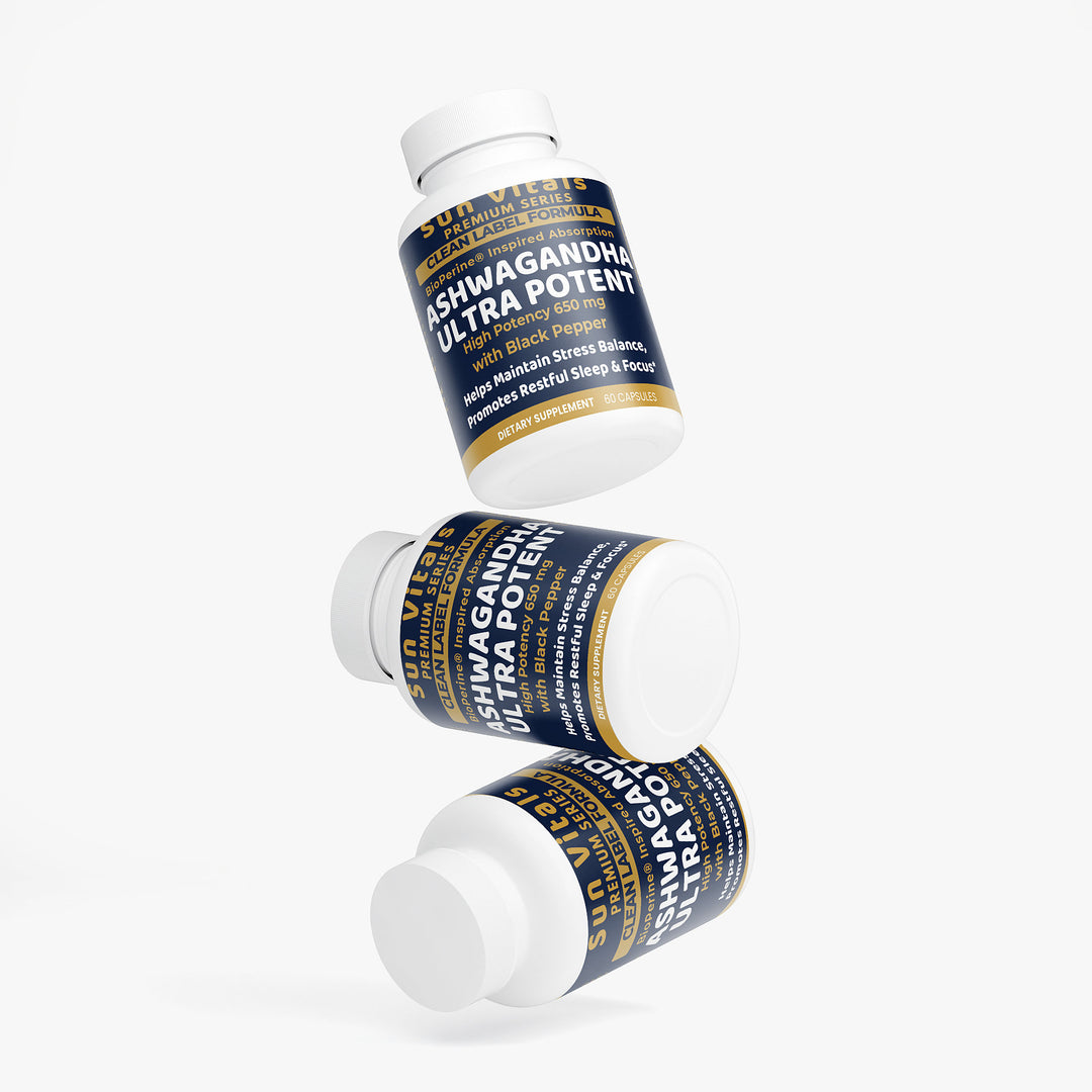 Ashwagandha Ultra Potent  650 mg  -Premium Series-