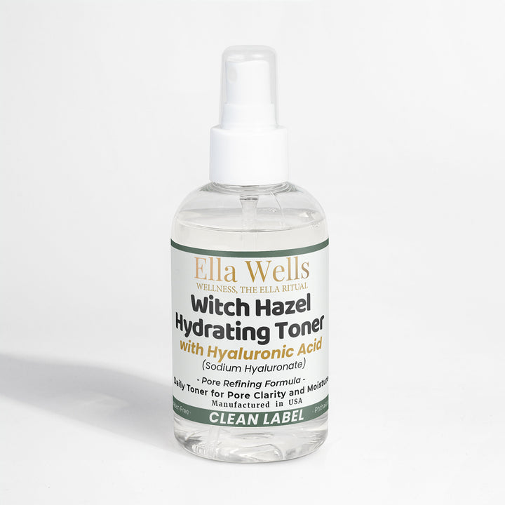 Witch Hazel Hydrating Toner  with Hyaluronic Acid (Sodium Hyaluronate)