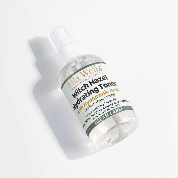 Witch Hazel Hydrating Toner  with Hyaluronic Acid (Sodium Hyaluronate)
