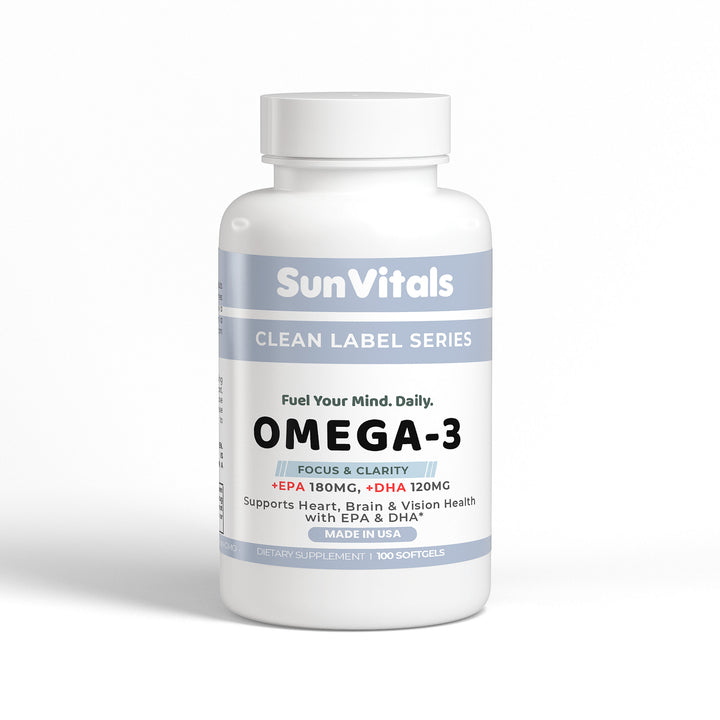 Omega-3  with +EPA 180mg + DHA 120mg