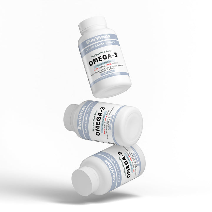 Omega-3  with +EPA 180mg + DHA 120mg