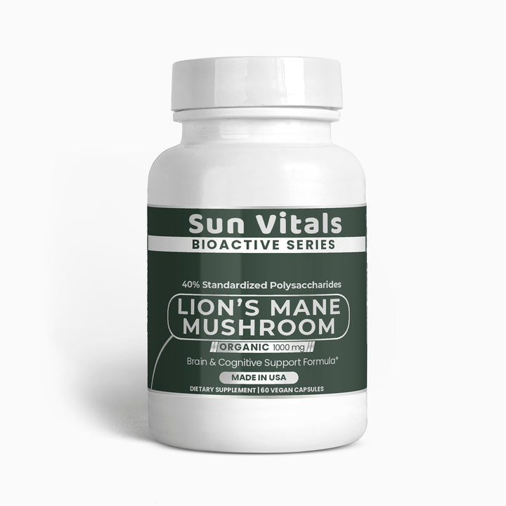 Organic Lion's Mane Mushroom -1000 mg