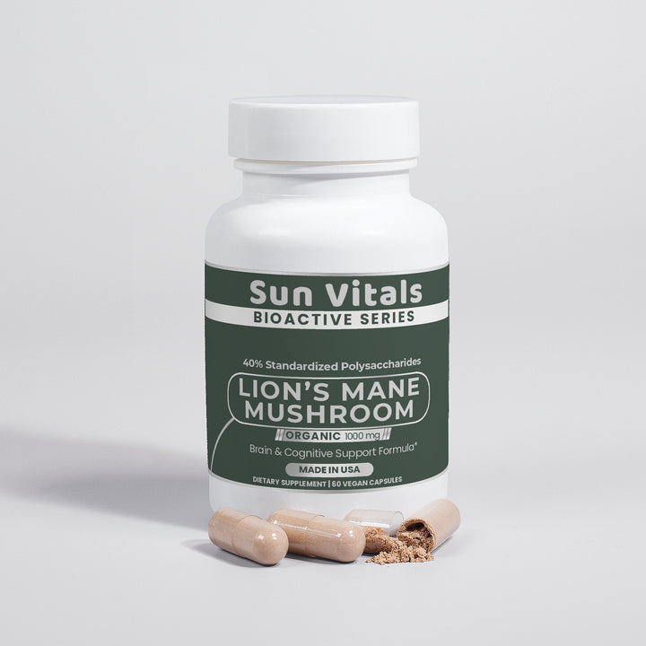 Organic Lion's Mane Mushroom -1000 mg