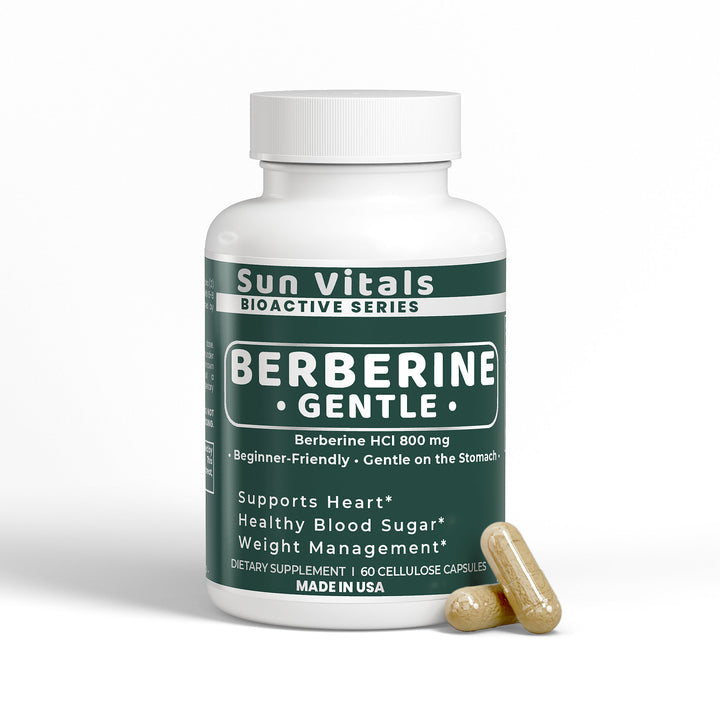 Berberine Gentle 800mg – Beginner-Friendly.