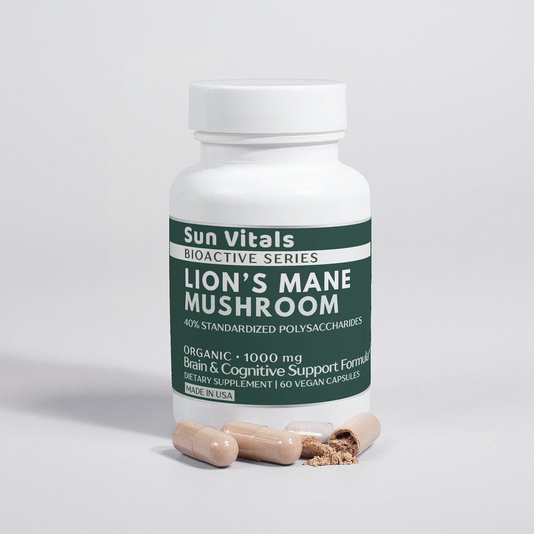 Organic Lion's Mane Mushroom -1000 mg