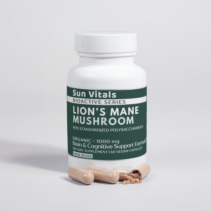 Organic Lion's Mane Mushroom -1000 mg
