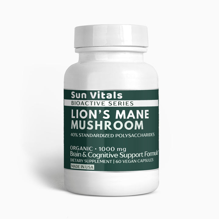 Organic Lion's Mane Mushroom -1000 mg