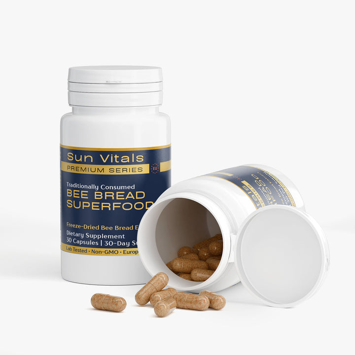 Bee Bread Superfood – Traditionally Consumed  Bee Bread Extract with Vitamin C