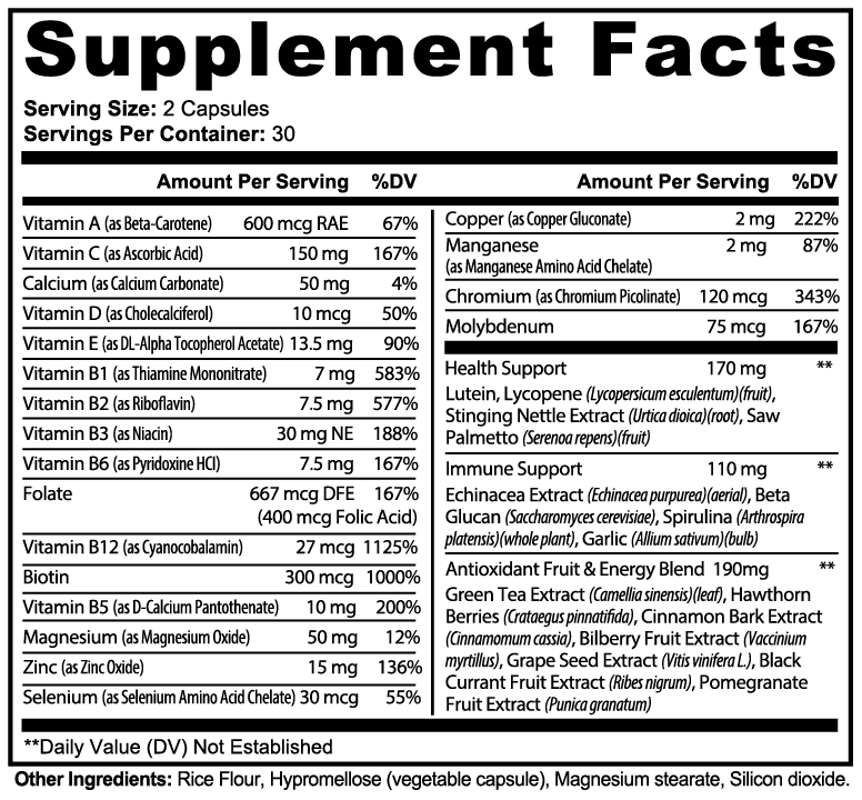 VitaCore Spectrum Advanced Multivitamin + Herbal Complex