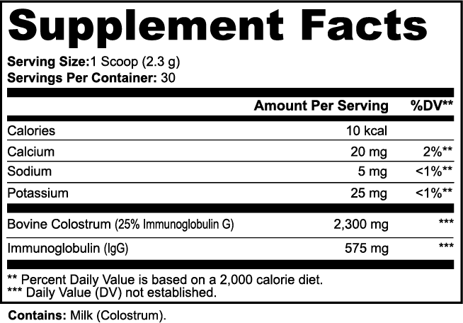 Premium Colostrum Powder