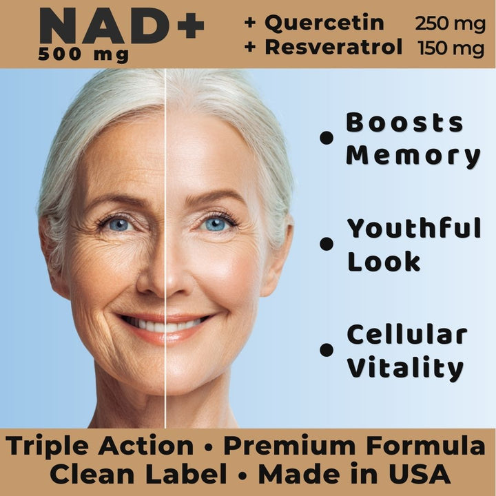 NAD+  Anti-aging (Triple action)