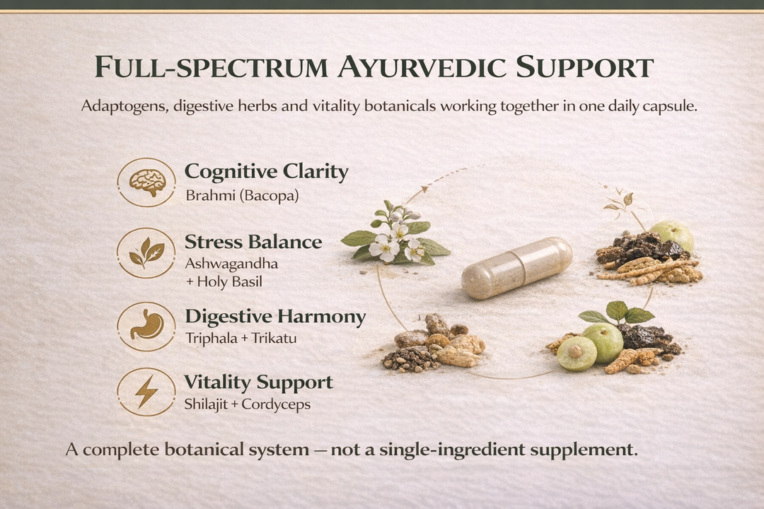 Ayurvedic Complex – Adaptogenic Balance & Vitality Support