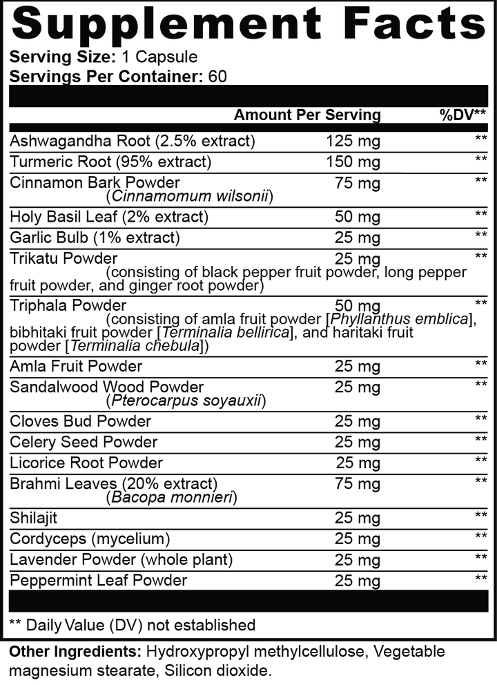Ayurvedic Complex – Adaptogenic Balance & Vitality Support