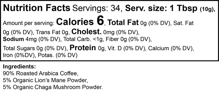 KÕVR — GOLDEN CLARITY - Ground Mushroom Coffee (Medium Roast)